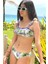 Tropikal Desenli Fırfırlı UV50 Kız Çocuk Bikini Takımı By Nessi Byrd 2