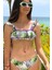 Tropikal Desenli Fırfırlı UV50 Kız Çocuk Bikini Takımı By Nessi Byrd 4