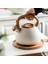 Modern Tasarım Düdüklü Kettle 3l Paslanmaz Çelik Ergonomik Su Isıtıcı Çaydanlık Islıklı 1