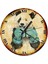 Renkli 30 cm Panda Temalı Retro Duvar Saati, Şık ve Eğlenceli Tasarım 1