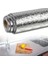 Aots® Rulo Gümüş Alüminyum Folyo Duvar Kağıdı, Kendinden Yapışkanlı Raf Içi, Su Geçirmez Folyo 2 mt x 60 cm 1
