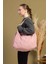 Angelic 00S Shopper Bag Fermuarlı, Astarlı , Kumaş, Kol ve Omuz Çantası / Okul & Günlük 7