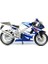 Motorsiklet 1:18 Motor Suzuki GSX-R750 Mavi-Beyaz 2