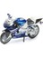 Motorsiklet 1:18 Motor Suzuki GSX-R750 Mavi-Beyaz 4