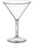 Kırılmaz ,çizilmez , Polikarbon Plastik Martini Bardağı 280 ml ( Dikkat : Cam Değildir. ) 1