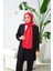 Damalı Desen Jakarlı Şal 1