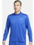 Dri-Fit Pacer Çeyrek Fermuarlı Erkek Mavi Antrenman Üstü 1