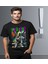 'beetlejuice – Thuglife‘ Baskılı 'regular-Fit' Unisex Tişört 3
