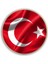 Bayrak Yuvarlak Cam Tablo 3