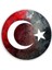 Bayrak Yuvarlak Cam Tablo 2
