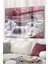 Pencere Şelale ve Pembe Ağaçlar | Doğa Temalı Cam Tablo | 50 x 70 cm 5070OLCTM109 1