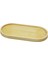 Oval Açık Renk=sade Ahşap Yağdanlık Altlık 25X12.5 cm 1