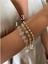 14 K Altın Rengi Kuyumcu Model Vip Seri Bileklik 17+2 cm 2