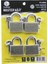 Td-Ms4 Master 4pcs Joker Anahtarlı=tek Anahtarla 4 Kilit Aç 60 mm - Gri Kısa Kancalı Çelik Asma Kilit 1