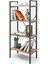 Nemsa Metal -Metal Telli Kitaplık, Metal Raf,dosya Kitap Rafı, 4 Raflı, 150 cm *60 1