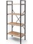 Nemsa Metal -Metal Telli Kitaplık, Metal Raf,dosya Kitap Rafı, 4 Raflı, 150 cm *60 2
