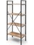 Nemsa Metal -Metal Telli Kitaplık, Metal Raf,dosya Kitap Rafı, 4 Raflı, 150 cm *60 3