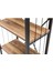 Nemsa Metal -Metal Telli Kitaplık, Metal Raf,dosya Kitap Rafı, 4 Raflı, 150 cm *60 5