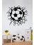Futbol Temalı Çatlama Görünümlü Tablo 1