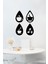 Damlacık Desenli Kahve Temalı Modern Minimalist Tablo T000000023 2