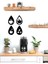Damlacık Desenli Kahve Temalı Modern Minimalist Tablo T000000023 4