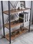 Kitaplık Dekoratif Raf 180 x 90 cm 5 Raflı 2