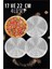 Delikli Pizza Lahmacun Tepsisi Çelik 17 ve 22 cm 4 Lü Set 1