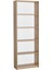 Modern 5 Raflı Kitaplık - Açık Ceviz(Tori) 64 x 182 x 26 cm (Gxyxd) 3