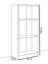 Modern Tasarımlı 3 Raflı Kısa Kitaplık - 108 cm 3