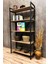 Çırağan 5 Raflı Kitaplık 180 x 90 cm . Ebat 3