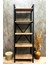 Arya 5 Raflı Kitaplık 180 x 60 cm . Ebat 4