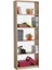 Max 5 Raflı Kitaplık - Açık Ceviz (Tori) 58 x 170 x 23 cm (Gxyxd) 1