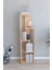 Zile 4 Raflı Kitaplık, Kayın 44 x 157 x 25 cm 1