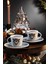 Metrashop Porselen Snowy 4 Parça 2 Kişilik Kahve Takımı, 100 ml 2