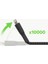 Metrashop Örgülü Lightning Kablosu (Hızlı Şarj Lightning - USB Kablosu) Mfi Sertifikalı Şarj Kablosu, Örgülü Lightning Kablosu (0,15 M, Siyah) 1