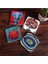Metrashop Fil, Nazar, Nar Ağacı, Nar Taş Bardak Altlığı Seti - 4 Parça - Dekoratif, Rustik Mutfak Aksesuarı, 10X10 Cm, Kaydırmaz Tabanlı, Şık ve Dayanıklı SC151 2