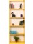 Modern 5 Raflı Kitaplık - Sarı 64 x 182 x 26 cm (Gxyxd) 4