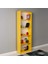 Modern 5 Raflı Kitaplık - Sarı 64 x 182 x 26 cm (Gxyxd) 5