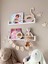 2 Li 60 cm Beyaz Raf Naturel Yuvarlak Çıtalı Montessori Kitaplık 1