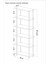 Çevir Kur 65 cm Antrasit Kitaplık Bd 65*177*29 cm 4