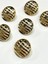 Izgara Model Metal Düğme / Gold / 1,8 cm 5