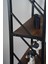 Gd Furniture Metal Kasa Kitaplık Barok Meşe 4