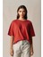 Kadın Pamuklu Basic Oversize T-Shirt 1
