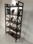Metal Dekoratif Ahşap Kitaplık 90 x 180 cm 4