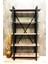 Star Lüx 5 Raflı Kitaplık Dekoratif Raf 180 x 100 cm . Ebat 1