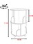 360° Mdflam Dekoratif Döner Kitaplık - Beyaz- 71 x 45 cm 4
