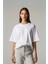 Kadın Pamuklu Basic Oversize T-Shirt 1
