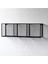 Metal 3'küp Gözlü Kafes Yatay Duvar Rafı/kitaplık 100 x 33 x 23 4
