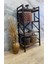 Mira Lüx 4 Raflı Kitaplık Dekoratif Raf 120 x 60 cm . Ebat 2