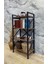 Mira Lüx 4 Raflı Kitaplık Dekoratif Raf 120 x 60 cm . Ebat 4